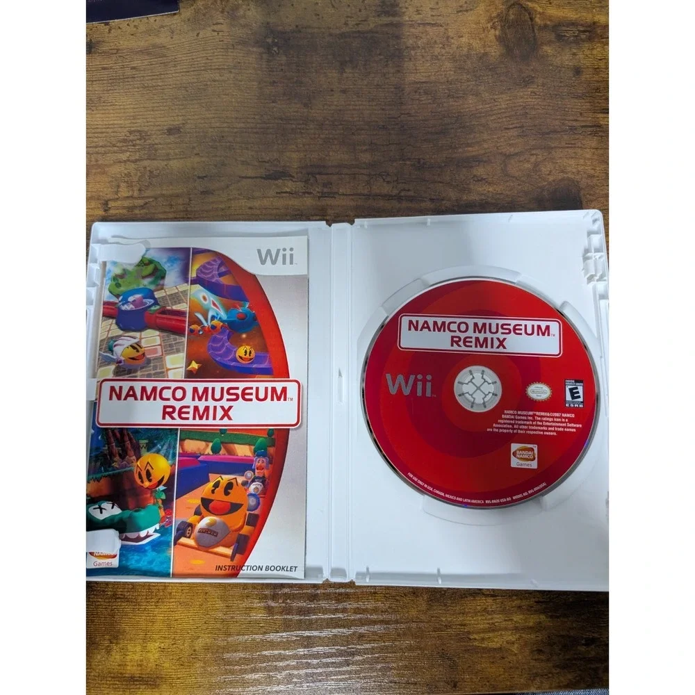Namco Museum Remix‎ Nintendo Wii Complete CIB Pac Man
